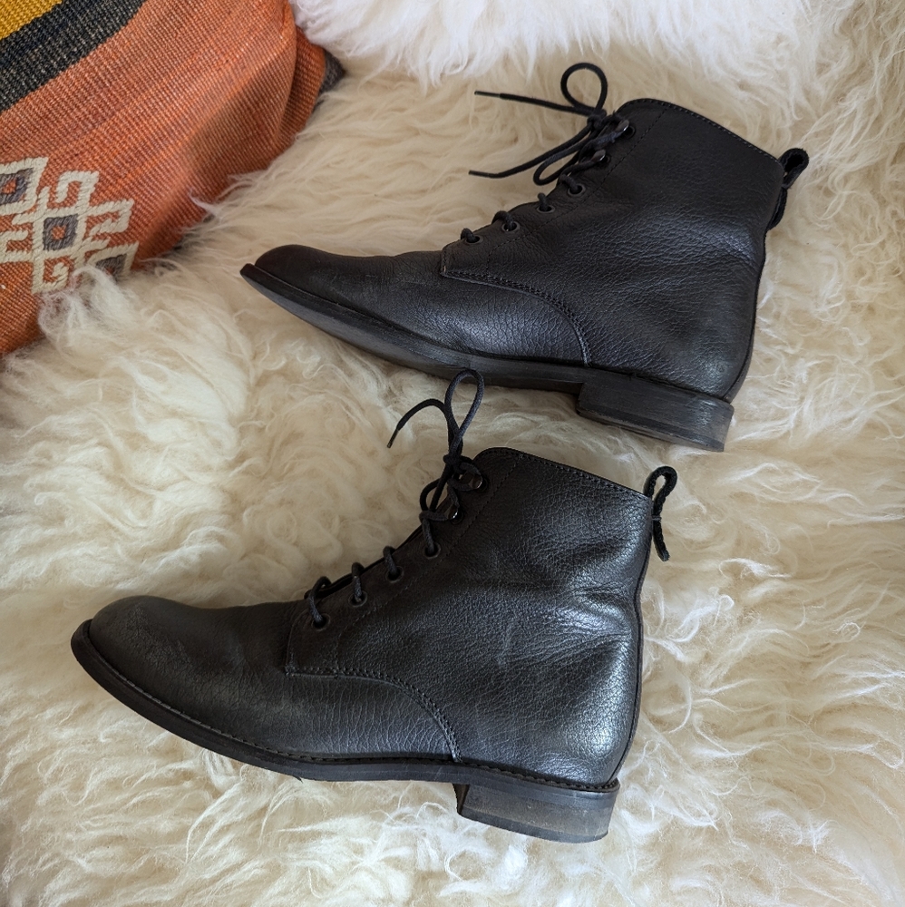 Madewell Black Leather Boots - Picture 10 of 12